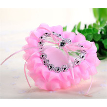 Wedding satin decoration bridal colored beautiful ring bearer pillow wholesale